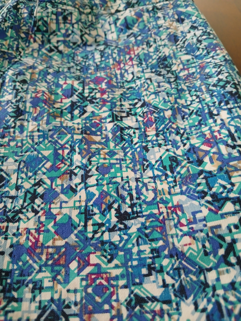 Attyre Blue Multi-Pattern Skort - Picture 4 of 6